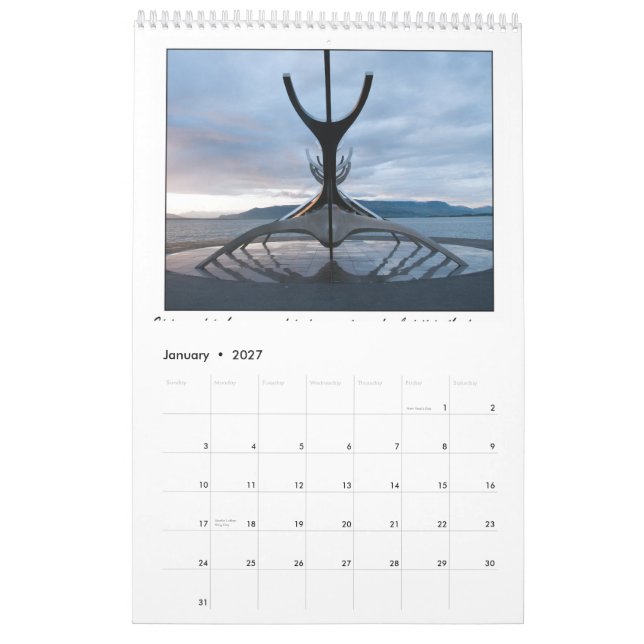 Despierte el sueño - el calendario 2012 de Jill (Jan 2027)