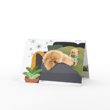 DESPIERTO DE PUNTO - CHOW tarjetas de arte