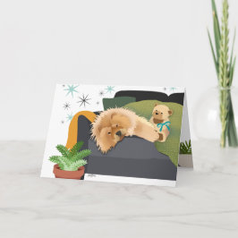 DESPIERTO DE PUNTO - CHOW tarjetas de arte