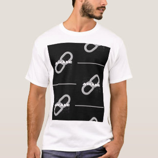 Despierto: Diseño Minimalista de Camiseta Negra