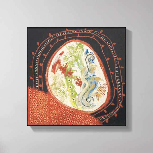 Desplazamiento de espacios de 1 lienzo impresión e (Anverso)