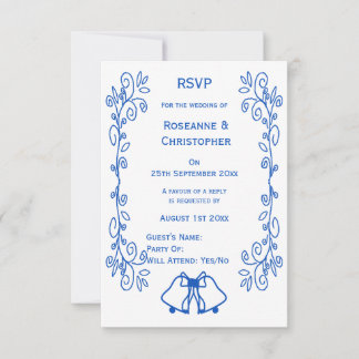 Desplazamiento de las tiras de la tarjeta RSVP de 