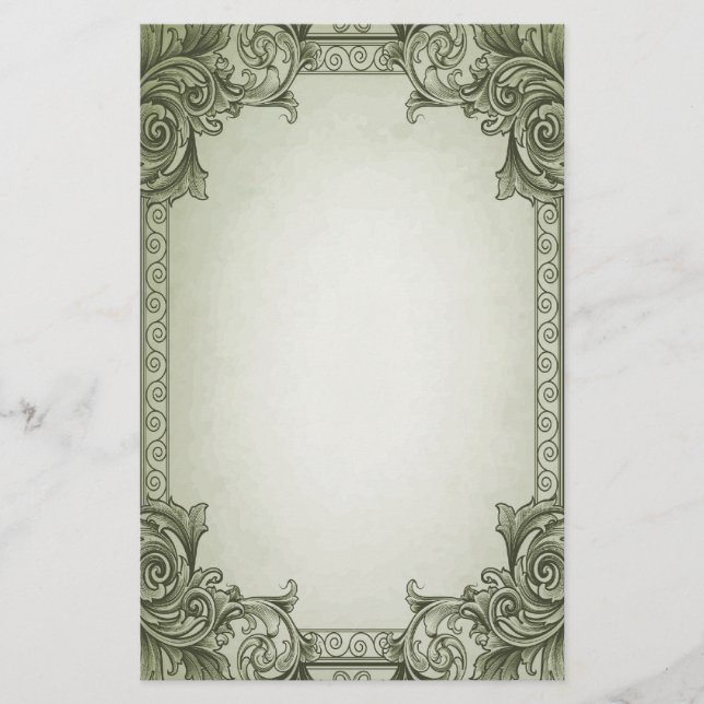 Desplazamientos de hoja - verde (Anverso)