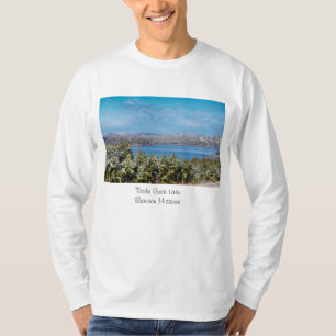 Despojo De Nieve En La Camisa De Manga Larga Del L
