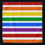 Despojos de orgullo de Bandana<br><div class="desc">Bandana color arcoiris brillante</div>
