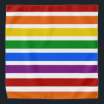 Despojos de orgullo de Bandana<br><div class="desc">Bandana color arcoiris brillante</div>