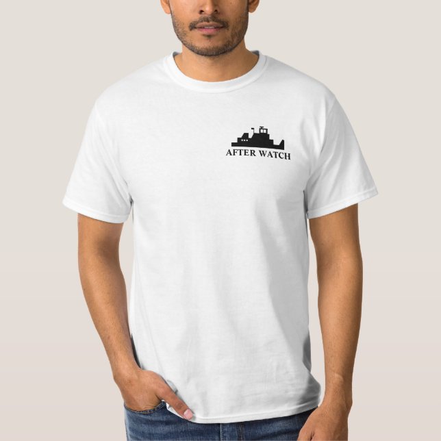 Después de camiseta del logotipo del remolcador (Anverso)