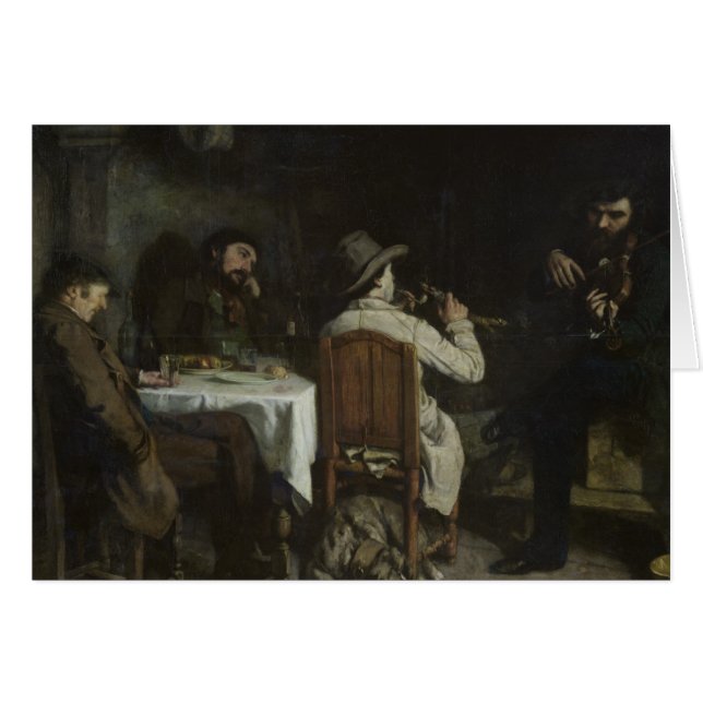 Después de cena en Ornans, 1848 (Anverso (Horizontal))
