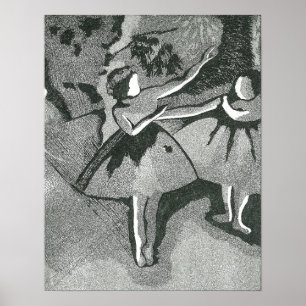 después de la impresión de la aguafuerte de Dagas