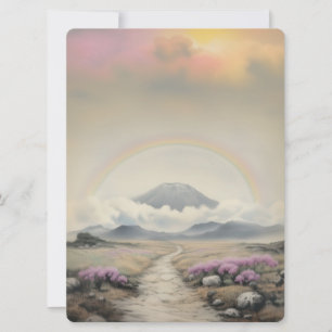 Después de la lluvia (arte paisajístico de acuarel