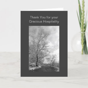 Después de la plantilla de nieve Gracias