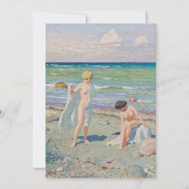 Después del baño | Paul Fischer (Anverso)