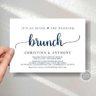 Después Del Brunch Boda, La Invitación Rústica A L