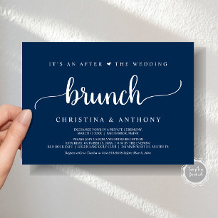 Después Del Brunch Boda, La Invitación Rústica A L