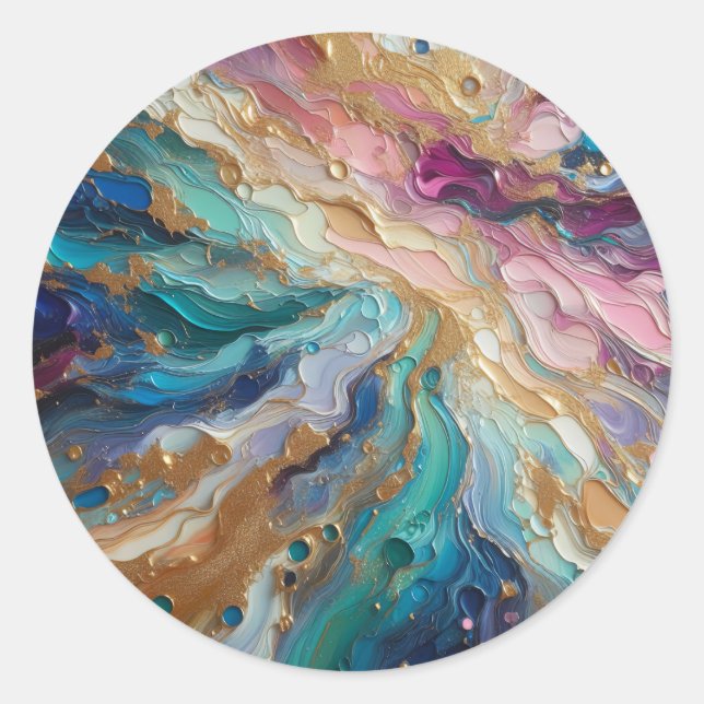 Después Del Impacto Resumen A Los Pegatinas De Art (Anverso)