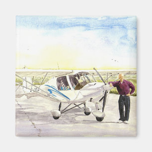 "Después imán del vuelo"