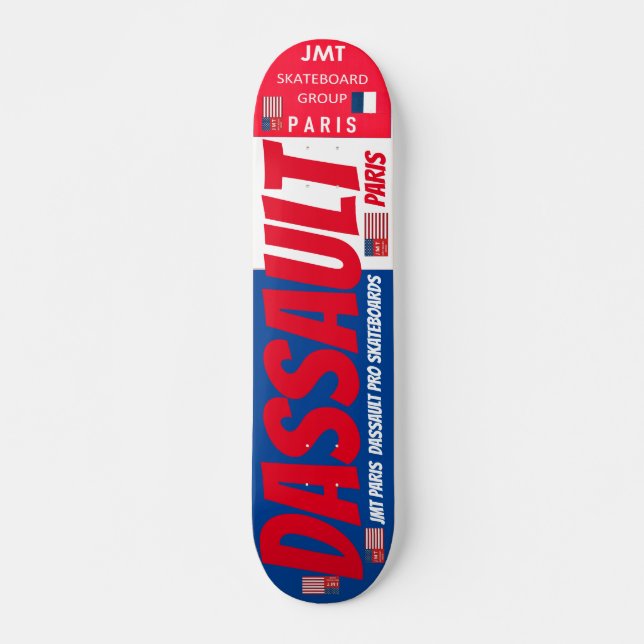 DESSAULT JMT PARIS Tabla de Skateboard 7 3/4" (Anverso )