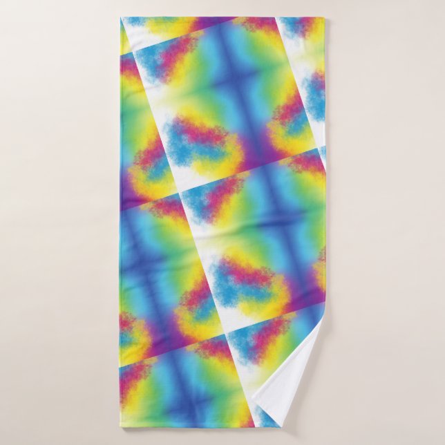 destello de color (Toalla de baño)