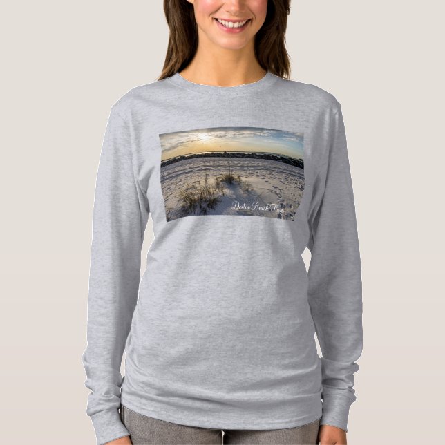 Destin Beach Florida Jetty Suns Larga camiseta de  (Anverso)