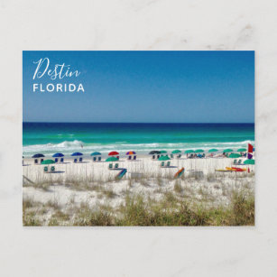 Destin Florida Hermosa tarjeta postal de fotos de 