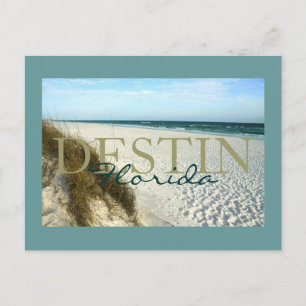 Destin, Florida playa con postal mate