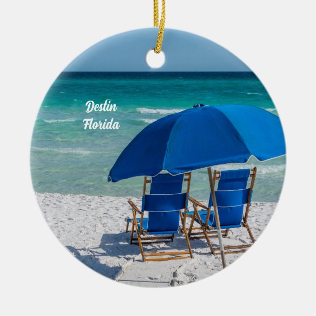Destin Florida Sillas Y Ornamento Círculo De Parag (Frente)
