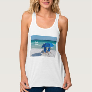 Destin Florida Sillas Y Paraguas Tank Top