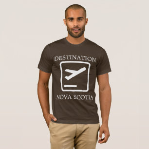 Destino a la costa este camiseta de Nueva Escocia