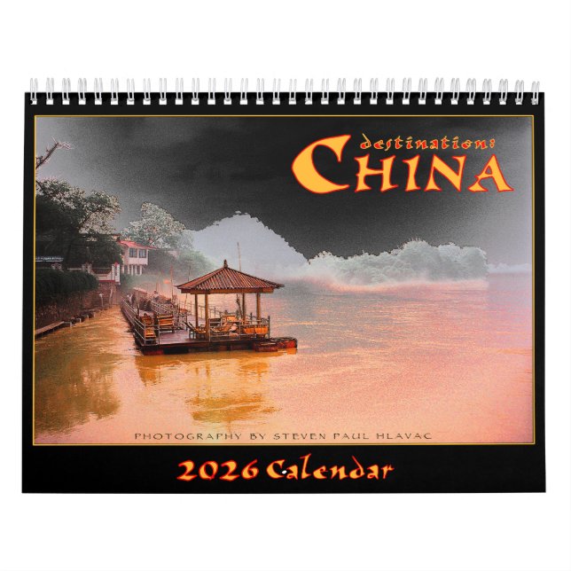 Destino de 2026: Calendario de Pared de China (Tapa)