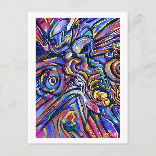 Destino de tu destino— postal de arte digital (Anverso)