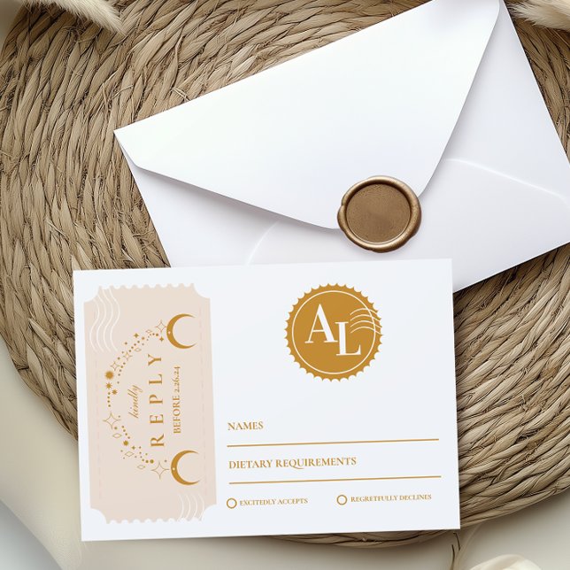 Destino del Boda cósmico de tarjetas de embarque (Subido por el creador)