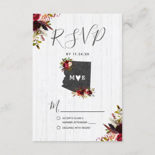 Destino del Estado de Arizona Boda Rusa RSVP