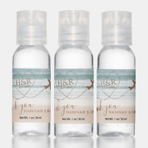 Destino del Monograma Corazón del Avión de Atardec