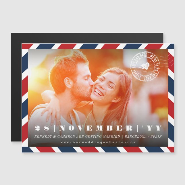 Destino Guardar La Fecha De La Foto Postal De Airm (Anverso/Reverso)