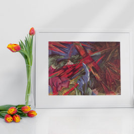 Destinos animales por Franz Marc, arte de cubismo 