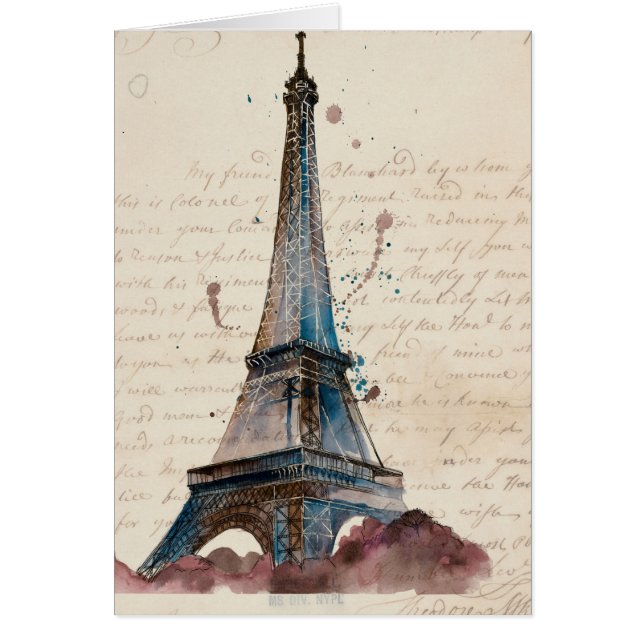 Destinos | Cartas De La Torre Eiffel (Frente)