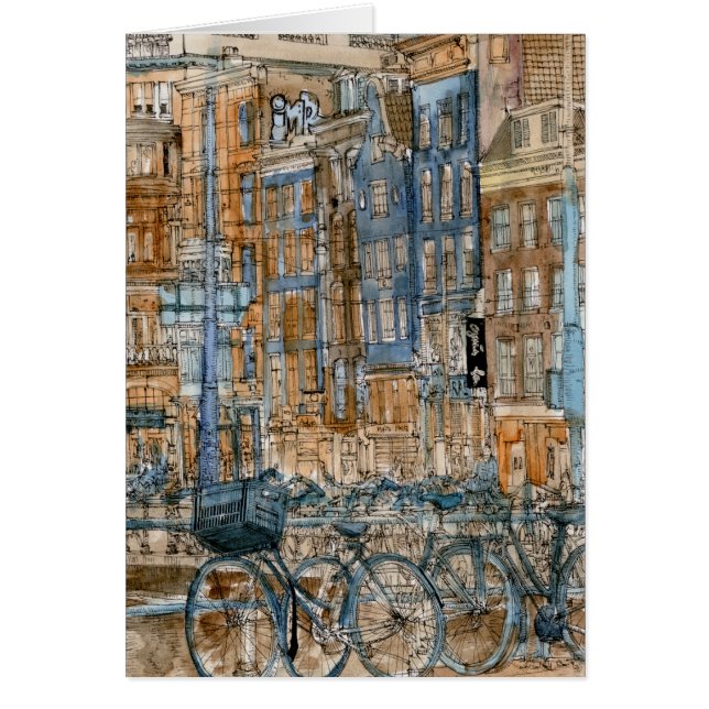 Destinos | Vista acuarela Nueva York (Frente)