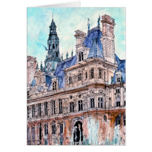 Destinos Watercolor Rustic Hotel de Ville