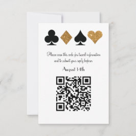 Destiny Gold Las Vegas Boda Código QR Respuesta