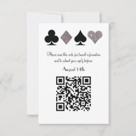 Destiny Silver Las Vegas Boda código QR Respuesta