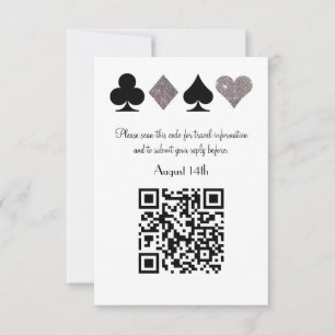 Destiny Silver Las Vegas Boda código QR Respuesta