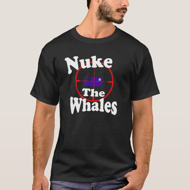 Destroce la camiseta de las ballenas (Anverso)