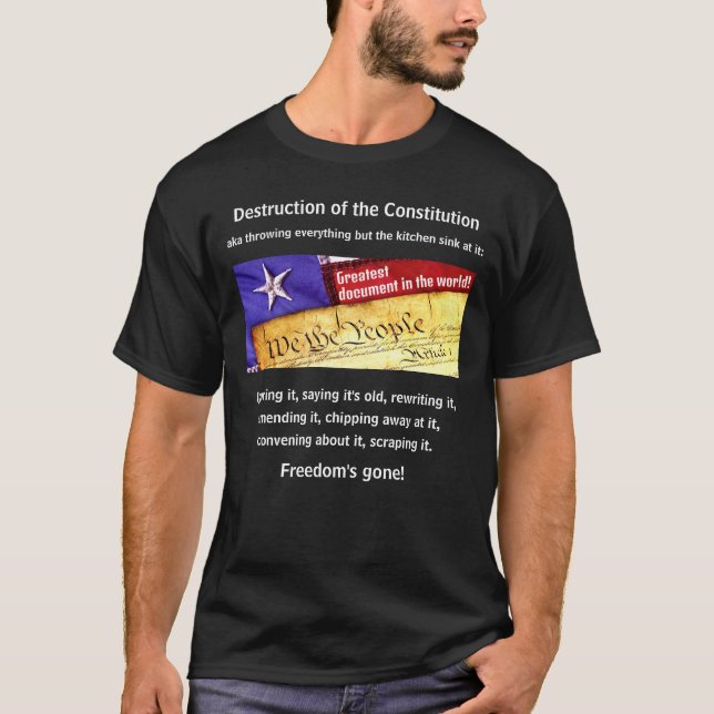 Destrucción de la camiseta de la Constitución (osc (Anverso)