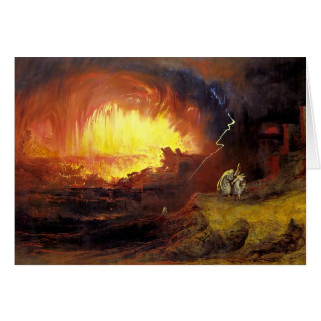Destrucción de Sodoma y Gommorah (Anverso (Horizontal))