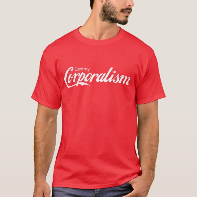 Destruya la camisa del corporatismo (Anverso)