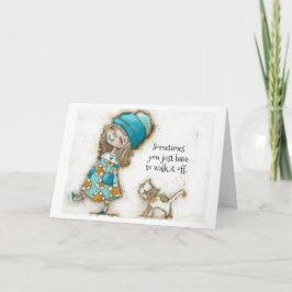 Desvío - Tarjeta de aliento (en blanco dentro)