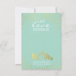 DETALLE DE BODAS confeti de menta con lunares dora
