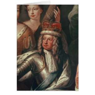 Detalle de George I del Pasillo pintado