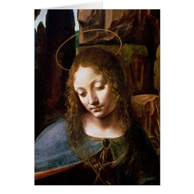 Detalle de la cabeza de la Virgen (Frente)