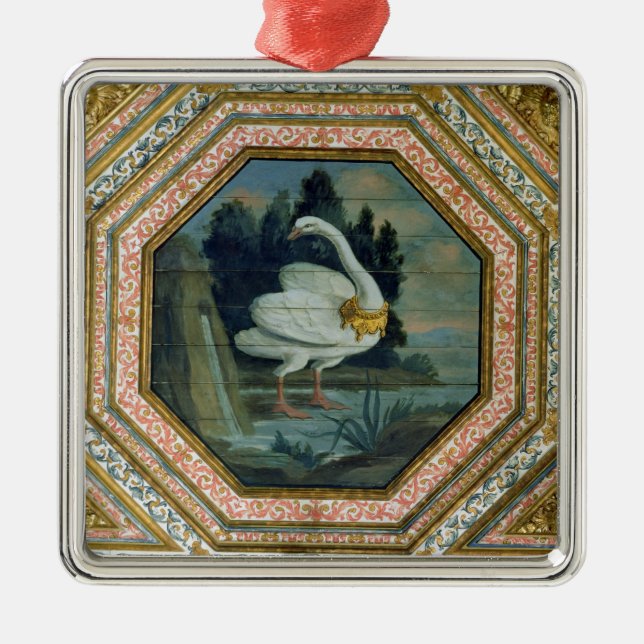 Detalle de la decoración del techo en el salón (Frente)